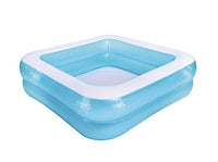 4.75ft. Inflatable Blue and White 2-Ring Swimming Pool