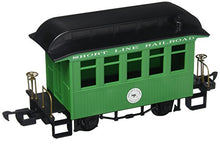Load image into Gallery viewer, Bachmann Industries Li&#39;l Big Haulers Coach G-Scale Short Line Railroad with Green/Black Roof, Large
