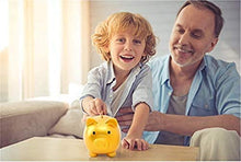 Load image into Gallery viewer, TIFALEX Piggy Bank Bank Coin Piggy Bank Plastic Children Storage Save (Yellow, Small)
