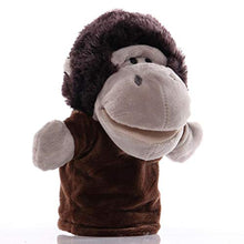 Load image into Gallery viewer, Orangutan Monkey Hand Puppets Plush Animal Toys for Imaginative Pretend Play Stocking Storytelling Brown

