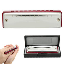 Load image into Gallery viewer, Blues Harmonica Easy To Carry And Store For Harmonica Gift For Professionals And Beginners(red)
