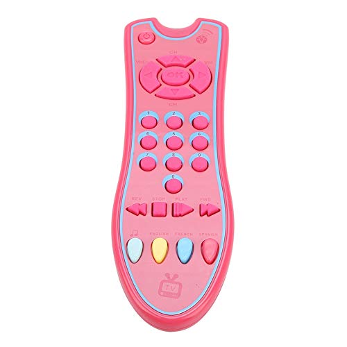 Fockety Baby Cell Phone Toy Baby Musical Toys Kids Cell Phone Safe Non-Toxic Baby Phone No Burr Baby Remote Control Toy for Baby(Pink)