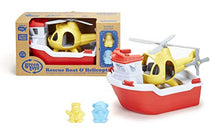 Load image into Gallery viewer, Green Toys Rescue Boat with Helicopter Red, 1 EA

