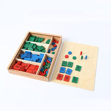 Load image into Gallery viewer, New Sky Enterprises Professional Montessori Stamp Game Material Kids Counting Learning and Math Aids Wooden Toy
