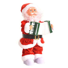 Load image into Gallery viewer, MEIFXIH Electric Santa Claus Toy,Playing Accordion Music Santa Claus Electric Toys Doll Christmas Decoration
