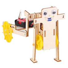 Load image into Gallery viewer, DIY Electric Cart Pulling Robot Model Educational Students Science Experiment Toy Set 3D-Puzzle Building Projects Gift for Boys and Girls (#2)
