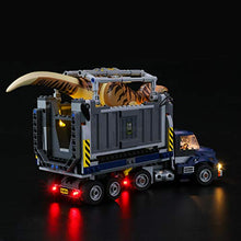 Load image into Gallery viewer, LIGHTAILING Light Set for (Jurassic World T. rex Transport) Building Blocks Model - Led Light kit Compatible with Lego 75933(NOT Included The Model)
