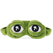 Load image into Gallery viewer, JQWGYGEFQD A Cute Frog sad 3D Goggles Sleeping Rest Sleep Funny Cartoon Role-Playing Costum Halloween Party Rubber Latex Animal mask, Novel Ha ( Color : B-1 )
