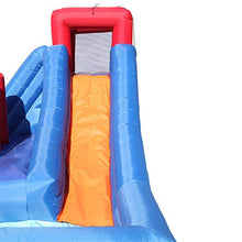 Load image into Gallery viewer, Inflatable Water Slide Pool Bounce House,Bounce House Inflatable Jumping Castle Kids Splash Pool Water Slide Jumper Castle for Summer Party (Dark Blue,Without Air Blower)
