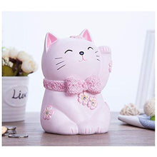 Load image into Gallery viewer, Lucky Cat Desktop Decoration Piggy Bank Lovely Creative Fashion Birthday Present Cartoon Child Change Can (Size : 1420cm )
