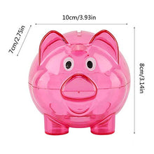 Load image into Gallery viewer, Cute Color Pig Pig Bank Birthday Gift Pig Bank Toy Pig Bank Toy Coin Money Cash Collectible Saving Box Kids Gift (Pink)
