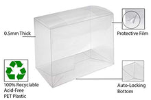 Load image into Gallery viewer, Viturio Plastic Box Protector Cases Compatible with Funko Pop! 2-Pack and VYNL Figures Clear .50mm (10 Pack)
