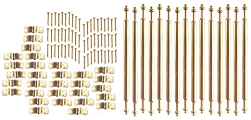 Melody Jane Dolls Houses House Miniature Staircase Runner Carpet Accessory 15 Brass Stair Rods