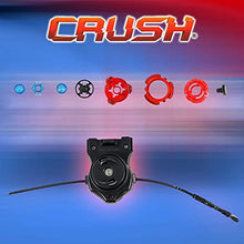 Load image into Gallery viewer, Crush Blades Metal Fusion Starter Set with 1 Battle Top Red Fang Leone W105R2F Burning Claw, 1 Launcher, Metal Wheel, Track and Base, Duel Spinning Game for Kids Aged 6 and Above
