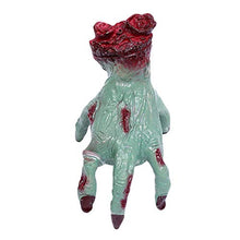 Load image into Gallery viewer, Klun Horrific Zombie Crawling Hand Voice Control Prank Props Halloween Party Haunted House Decor (Green)

