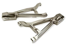 Load image into Gallery viewer, Integy RC Model Hop-ups C28684GREY Billet Machined Front Lower Suspension Arms for Traxxas 1/10 E-Revo 2.0
