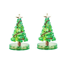 Load image into Gallery viewer, Futomcop 2 PCS Magic Growing Crystal Christmas Tree, Kids DIY Felt Magic Growing Halloween Decorations Tree/Xmas Ornaments/Wall Hanging Gifts for Kids Funny Educational/Party Toys

