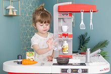 Load image into Gallery viewer, Smoby - Tefal Studio Bubble XXL Kitchen  Kitchen in Extravagant Angle Shape, with Sound, for Children Aged 3 Years and Over, with Lots of Accessories, red
