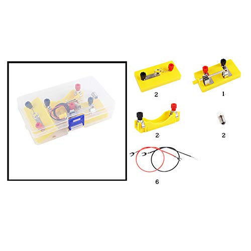 Heave Educational Electric Circuit Kits Toys Science Learning Kits with Storage Box DIY STEM Science Lab Electrical Engineering Electric Circuit Learning Kit for Student Boys Girls 2#