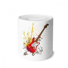 Load image into Gallery viewer, DIYthinker Electric Guitar Jazz Music Culture Money Box Saving Banks Ceramic Coin Case Kids Adults
