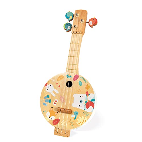 Janod Pure Banjo - Children's Musical Instrument  Ages 3+ - J05160