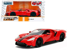 Load image into Gallery viewer, Bigtime Muscle 1:24 2017 Ford GT Die-cast Car Red with Black Stripes, Toys for Kids and Adults
