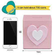 Load image into Gallery viewer, Money Banks Children&#39;s Piggy Bank Coin Piggy Bank Cute Piggy Bank Girl Dual-use Piggy Bank, Birthday Gift (Color : Pink, Size : 121213cm)
