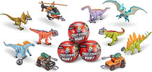 Load image into Gallery viewer, 5 Surprise Dino Strike Series 3 - Dino Strike Hunt Capsules by ZURU (2 Pack) Mystery Collectible Mini Dinosaur Toys
