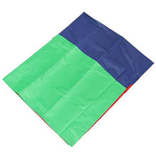 Load image into Gallery viewer, Swing Set Replacement Tarp, 52&quot; X 90&quot; 210D Oxford Cloth Sun Prevention Outdoor Canopy, Windproof Waterproof Garden Awning Roof Cover Swing Tarp for Courtyard, Hiking, Camping(Green Blue Red)
