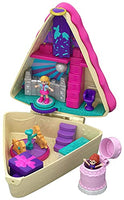 Polly Pocket Pocket World Birthday Cake Bash Compact with 3 Reveals, 3 Accessories, Micro Polly & Lila Dolls and Sticker Sheet; for Ages 4 and Up
