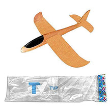 Load image into Gallery viewer, 19&quot; Airplane, Manual Throwing, Fun, challenging, Outdoor Sports Toy, Model Foam Airplane for Boys &amp; Girls (Orange) 1PK
