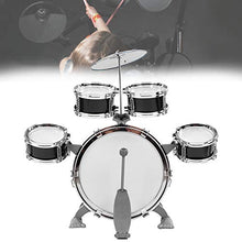 Load image into Gallery viewer, Zerodis Drum Kit Play Set, Musical Instrument Percussion Toy Children Drum Kit for Birthday Gift for 1-6 Years Old Kids(586-104 Black)
