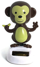 Load image into Gallery viewer, Sunlight Monkey Dancing Solar Power Wiggle Brown
