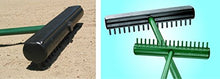 Load image into Gallery viewer, COURSIGNS Sand Dancer Sand Trap RAKES (60&quot; Green Fiberglass Handle ONLY)
