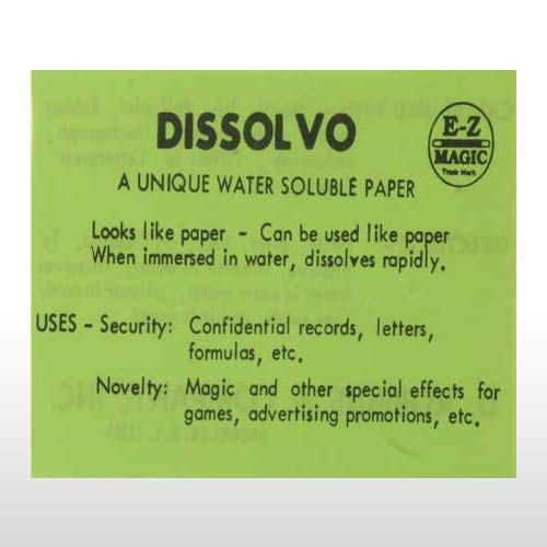 Dissolvo - Spy Paper