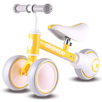 allobebe Baby Balance Bike, Toddler Bikes Bicycle for 12-36 Months for 1 Year Old Girl and boy to Scoot Around with Adjustable Seat Smooth Silent 3 Wheels