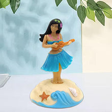 Load image into Gallery viewer, Wustrious Solar Powered Dancing Hula Girl, Hawaiian Doll Bikini Beach Girl Car Dashboard Bobblehead Decor, Office Collection Figurines Gift

