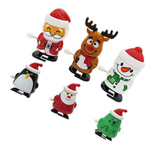 Load image into Gallery viewer, TOYANDONA 6 Pieces Christmas Wind Up Toys Assorted Clockwork Toys for Christmas Party Favors Goody Bag Filler
