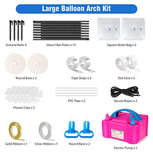 Load image into Gallery viewer, Balloon Arch Kit with Balloon Pump Electric,9Ft Tall &amp; 10Ft Wide Adjustable Balloon Arch Stand with Base,Iron Pipe,Water Bag for Wedding Graduation Birthday Party Supplies Supplies Decoration

