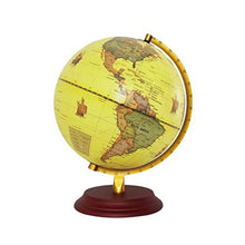 Load image into Gallery viewer, jojofuny World Globe Led Desktop Globe Rotating Vintage World Globe Decorative for Kids Educational Gift, 25 x 25 x 32cm
