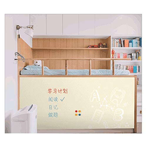 NNR Drawing Board Double-Layer Magnetic Graffiti Drawing Board Decorative Wall Stickers for Children and Adults for Coffee Shop Doodle Board (Color : White 60cmx90cm)