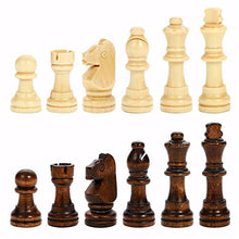 Load image into Gallery viewer, ZYF International Chess Set Chess Folding Magnetic Wooden Chess Set Portable Travel Wooden Board Games Chess Set for Kids and Adults (Size : 34cm)
