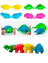 Load image into Gallery viewer, Pecopcock Play Dough Tools Set for Kids 45Pcs Dough Accessories Dinosaur Molds, Rollers and Cutters, Letter Molds Various Plastic Animal Molds and Art Clay Tools for Creative Dough Cutting
