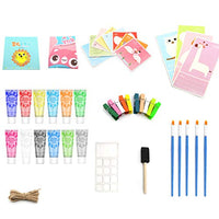 Hibye 30ml Finger Paint 6/8/12 Colors Set Washable Kids Finger Paint Supplies Gift