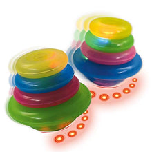 Load image into Gallery viewer, Geospace Super Sonic Wind-Up Spinning Tops with Light and Sound (2-Pack)
