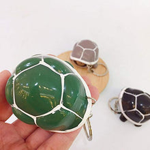 Load image into Gallery viewer, BARMI Lovely PVC Pop Out Head Turtle Squeeze Stress Relieve Toy Keychain Ring Pendant,Perfect Child Intellectual Toy Gift Set Green
