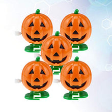 Load image into Gallery viewer, Amosfun 10 Pcs Halloween Toys Wind-up Toy Clockwork Waking Smile Face Pumpkins Toy Holiday Halloween Party Favor Halloween Decoration

