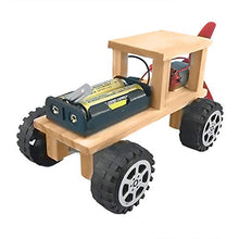 Load image into Gallery viewer, Jimfoty Handmade Wind Power Car, Wooden DIY Car, DIY Wind Power Car, Kids for Children
