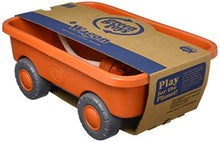 Load image into Gallery viewer, Green Toys Wagon, Orange CB - Pretend Play, Motor Skills, Kids Outdoor Toy Vehicle. No BPA, phthalates, PVC. Dishwasher Safe, Recycled Plastic, Made in USA.
