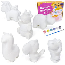 Load image into Gallery viewer, LOVESTOWN squishies Painting Kit, 6 PCS DIY Animal Squishies Making Squishies Kit Paint Your Own Squishies for Birthday Gifts
